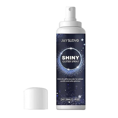 Shiny Glitter Spray 60ml – Long Lasting Body & Hair Sparkle Spray for Party, Wedding & Festival Glow