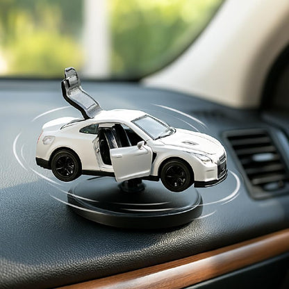 360° Rotating Spinning Car Dashboard Decoration – Mini Car Model Interior Accessory