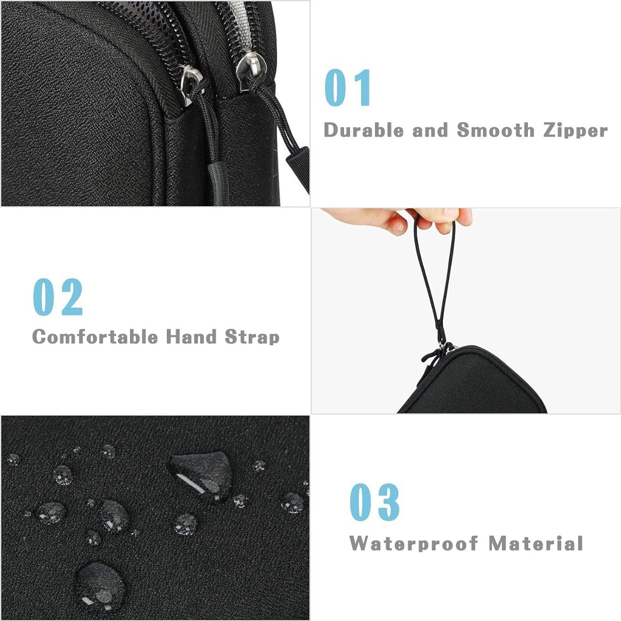 Electronic Organizer Travel Bag – Waterproof Cable & Charger Storage Case for Gadgets & Accessories