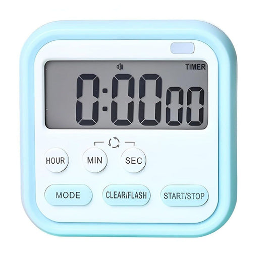 Digital Timer Clock for Kitchen, Baking & Study | Loud Alarm Stopwatch with Stand