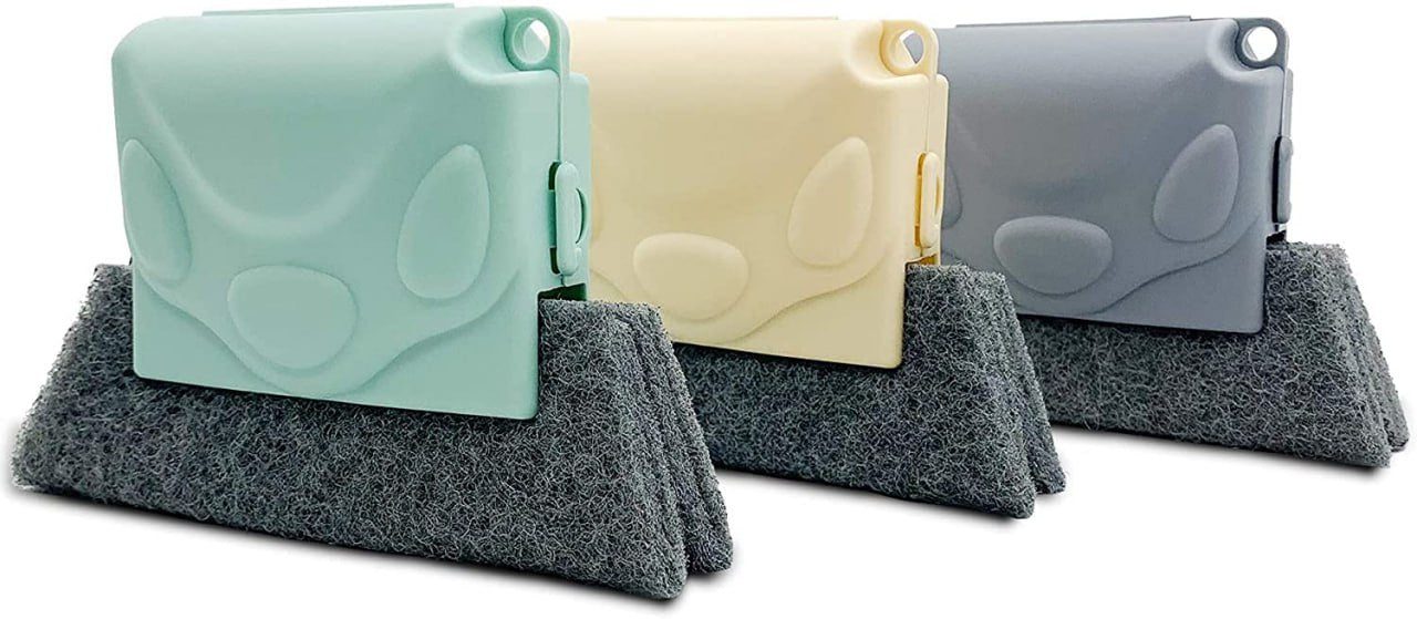 Window Slider Cleaner Brush for Window Track & Sliding Door Cleaning(Pack Of 3)