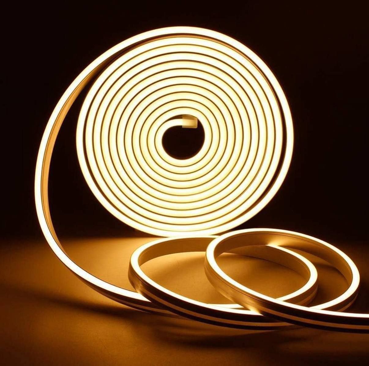Warm White Neon LED Strip Light 1 Meter – Waterproof Flexible Rope Light