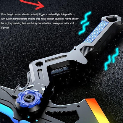 Dual Axe LED Light Axe Toy with Mist Spray – Dual Blade Gun Style Light Toy for Kids