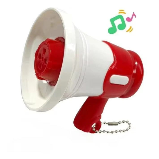 Mini Sound Horn Keychain | Loud Siren Megaphone Keychain Toy with Button