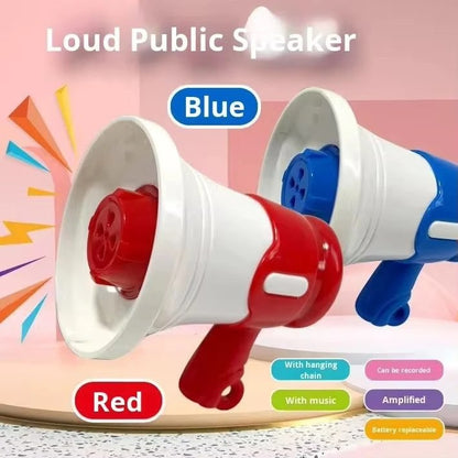 Mini Sound Horn Keychain | Loud Siren Megaphone Keychain Toy with Button