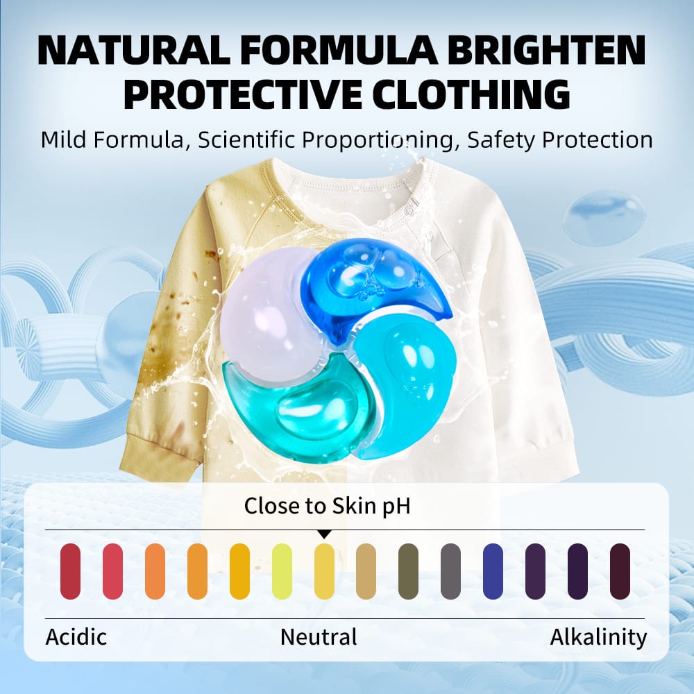 Clear Wash 8X Laundry Pods 30 Pcs – Powerful Detergent Capsules
