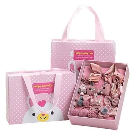 Baby Hair Collection Gift Set with Cute Hair Accessories for Girls