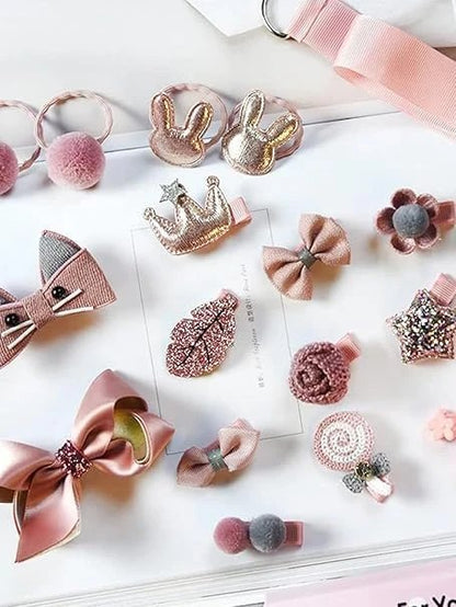 Baby Hair Collection Gift Set with Cute Hair Accessories for Girls