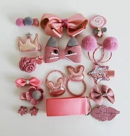 Baby Hair Collection Gift Set with Cute Hair Accessories for Girls