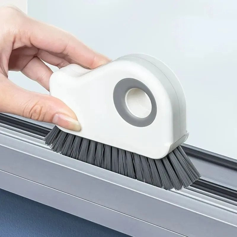 Snail Shape Window Cleaning Brush | Groove & Window Track Cleaner | Multipurpose Cleaning Tool