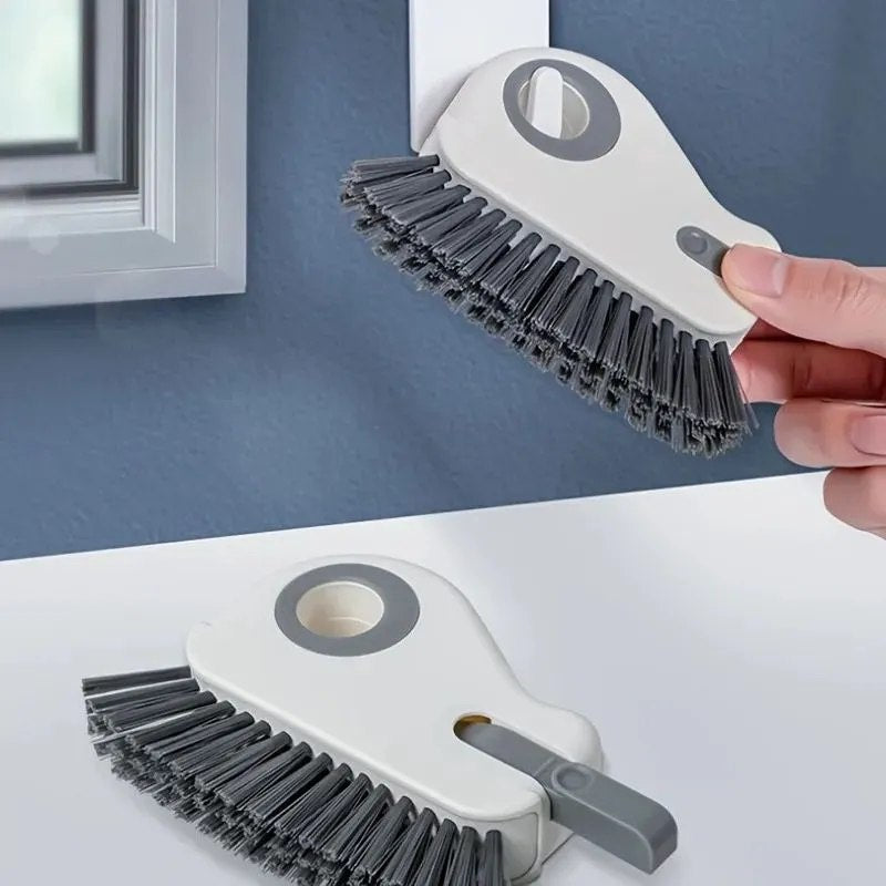 Snail Shape Window Cleaning Brush | Groove & Window Track Cleaner | Multipurpose Cleaning Tool