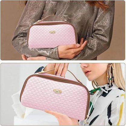 Wave Lady Purse | Stylish PU Leather Handbag for Women | Makeup & Travel Bag