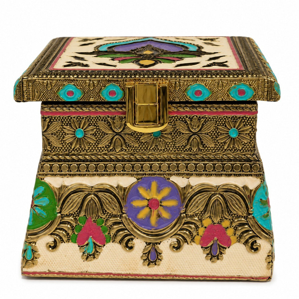 Decorative Flower Mukhwas Dani with 1 Jar | Premium Mukhwas Storage Box