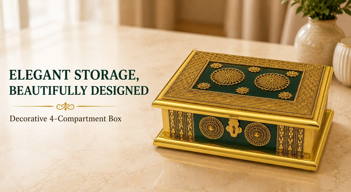 Premium Decorative Dry Fruit Box | Elegant Gift Box for Dry Fruits, Sweets & Festive Gifting