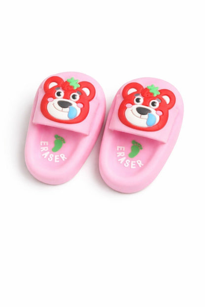 Eraser Slipper for Kids – Cute Cartoon Bear Slippers