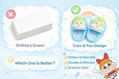 Eraser Slipper for Kids – Cute Cartoon Bear Slippers