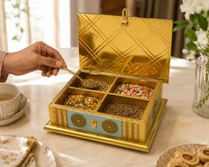 Premium Decorative Dry Fruit Box | Elegant Gift Box for Dry Fruits, Sweets & Festive Gifting