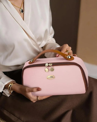 Wave Lady Purse | Stylish PU Leather Handbag for Women | Makeup & Travel Bag